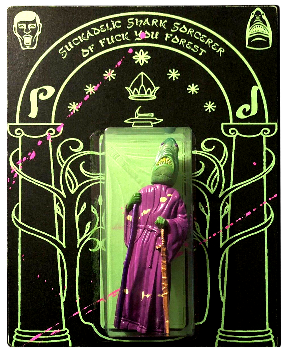 Suckadelic Designer Bootleg Toy Art, SuckLord Custom Action Figure
