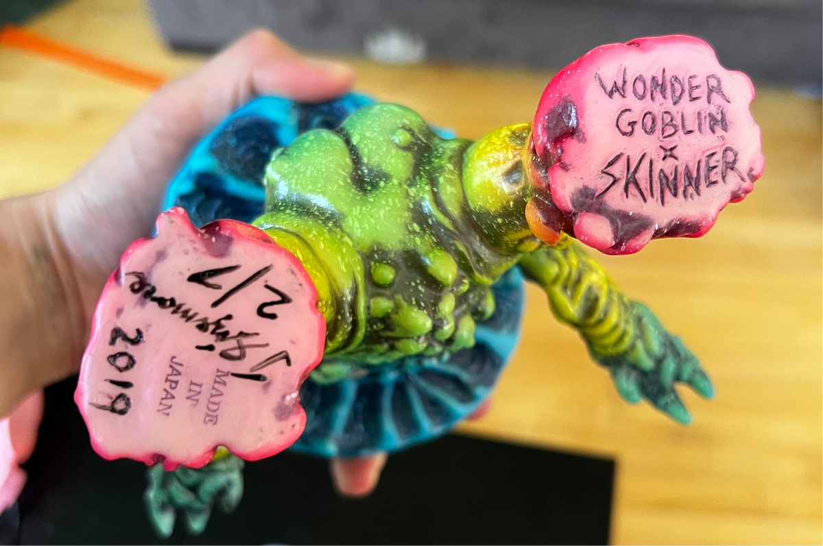 ソフビ◆ WONDER GOBLIN / SKINNER Fungoid Man Wonder Goblin | FUNGOID MAN by @theartofskinner for the