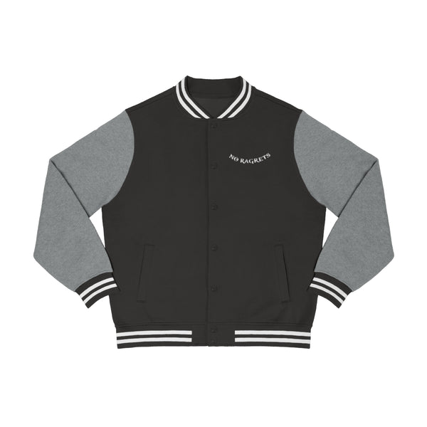 No Ragrets Men's Varsity Jock Jacket
