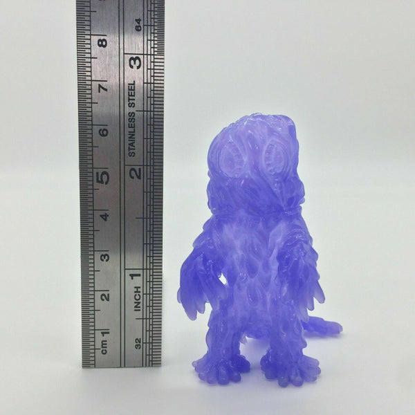 Marusan Toho Godzilla Store Hedorah Daizukan Rare Clear Purple Sofvi Kaiju Sofubi Figure