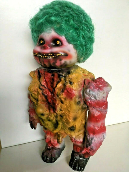 Monstro Primitivo Custom Frank Mysterio McClown Sofubi 1 of 1 Mexafubi Soft Vinyl Art Toy Figure