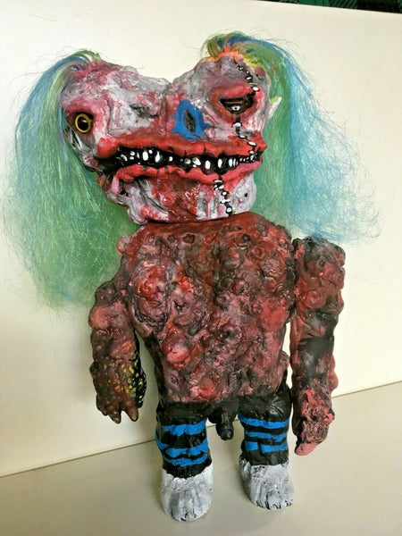 Monstro Primitivo Custom Frank Mysterio Clown Sofubi NYCC 1 of 1 Mexafubi Soft Vinyl Art Toy Figure