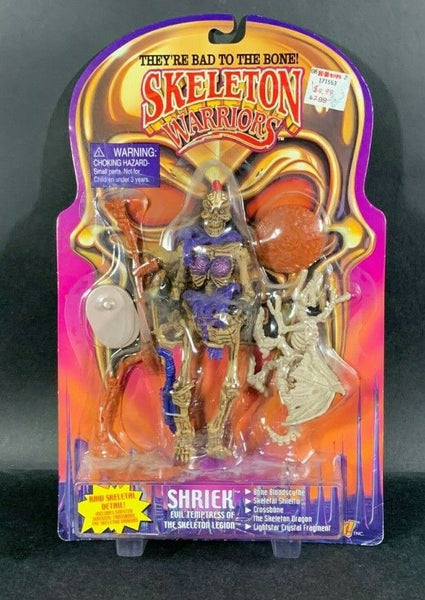 Skeleton Warriors Retro Action Figures by Playmates Sealed on Card Original 1994 Package