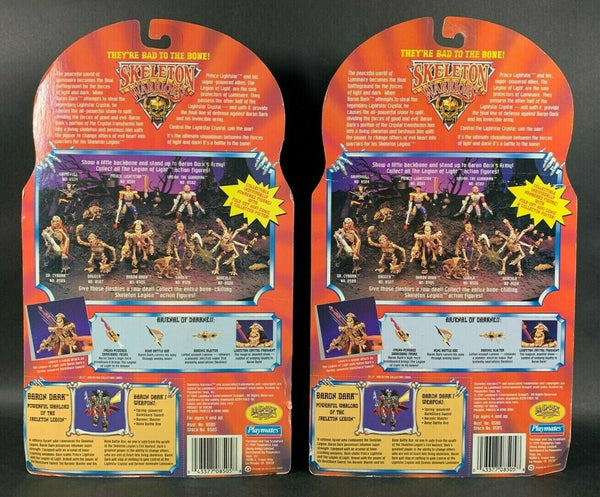 Skeleton Warriors Retro Action Figures by Playmates Sealed on Card Original 1994 Package