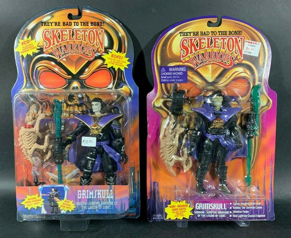 Skeleton Warriors Retro Action Figures by Playmates Sealed on Card Original 1994 Package