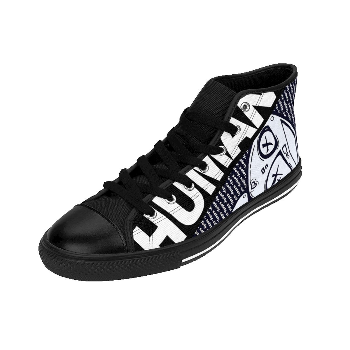 Culture Safety Women's High-Top Streetwear Sneakers – Captivated!