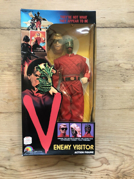 V Enemy Visitor Vintage Toy Figure Reptillian Large Action Figure Doll 1984 LJN 4500 Sealed