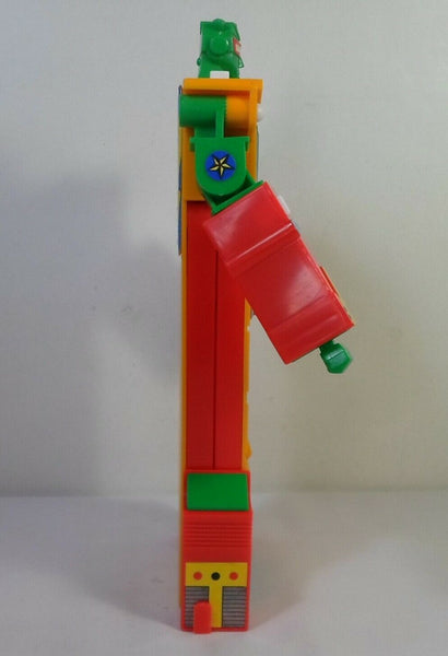 80's Gundam Yellow Robot Pencil Case Vintage 10'' Stationary Box w/ Mechanical Buttons w/ Package