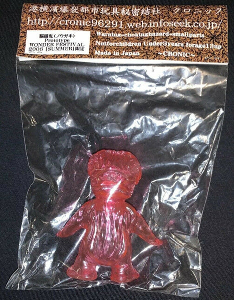 Cronic Nougaki Sofubi Clear Pink Kaiju Figure Wonder Festival 06 Exclusive Soft Vinyl Designer Toy
