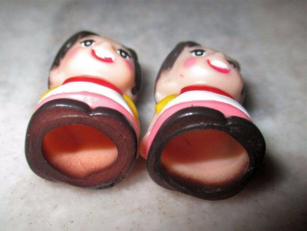 Vintage Zuiyo Heidi Girl of Alps Sofubi Japanese Soft Vinyl Mini Figure Toy