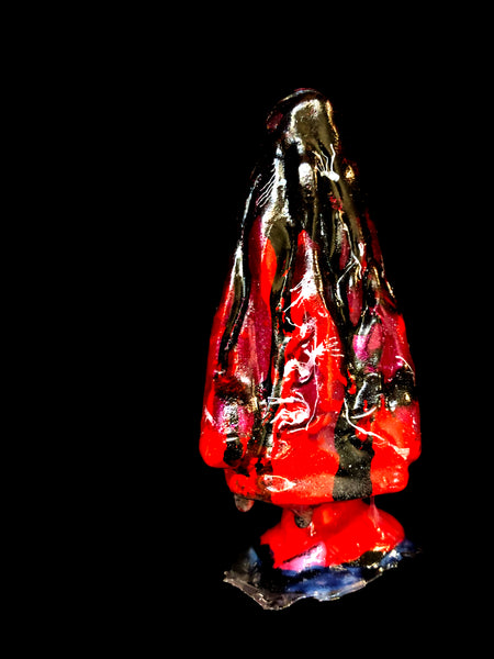 Yo Waddup It's YERBOI Dantes Peaking Resin Art Toy One-Off Custom Figure by AEQEA