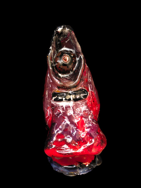 Yo Waddup It's YERBOI Dantes Peaking Resin Art Toy One-Off Custom Figure by AEQEA