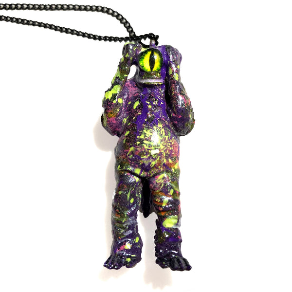 M1 Acid Splash Kaiju Custom AEQEA Pendant Acro KRS35 Ultra Q Mini Vinyl Figure Ultraman Necklace
