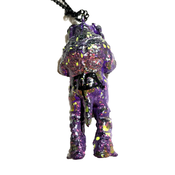 M1 Acid Splash Kaiju Custom AEQEA Pendant Acro KRS35 Ultra Q Mini Vinyl Figure Ultraman Necklace