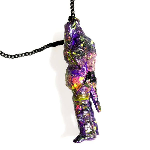 M1 Acid Splash Kaiju Custom AEQEA Pendant Acro KRS35 Ultra Q Mini Vinyl Figure Ultraman Necklace