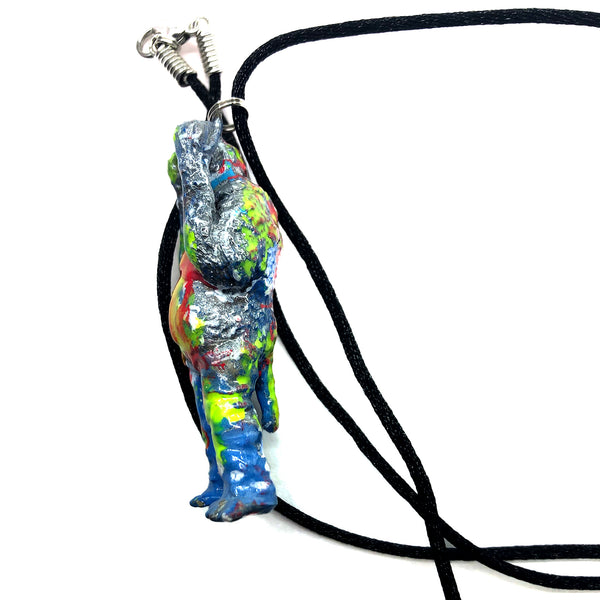 M1 Acid Vomit Custom AEQEA Kaiju Pendant Acro KRS35 Ultra Q Mini Vinyl Figure Ultraman Necklace