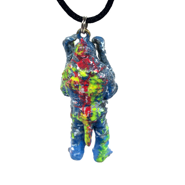 M1 Acid Vomit Custom AEQEA Kaiju Pendant Acro KRS35 Ultra Q Mini Vinyl Figure Ultraman Necklace
