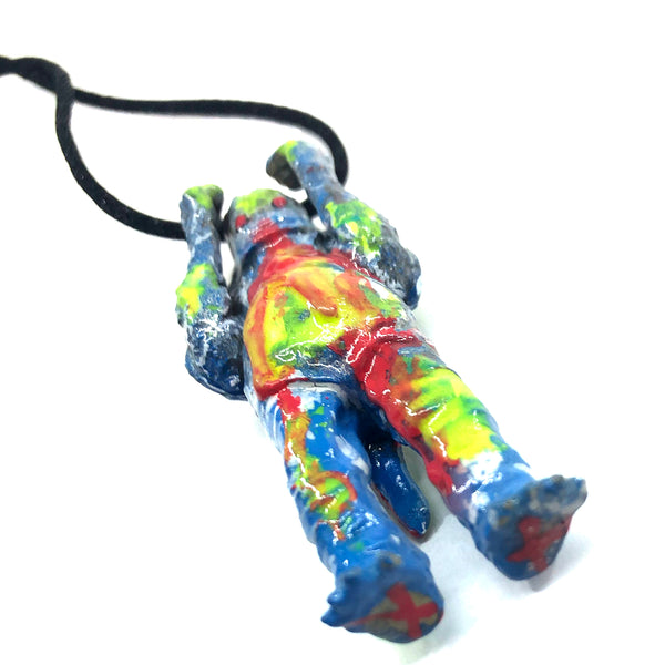 M1 Acid Vomit Custom AEQEA Kaiju Pendant Acro KRS35 Ultra Q Mini Vinyl Figure Ultraman Necklace
