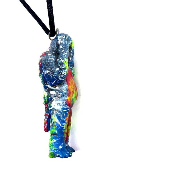 M1 Acid Vomit Custom AEQEA Kaiju Pendant Acro KRS35 Ultra Q Mini Vinyl Figure Ultraman Necklace