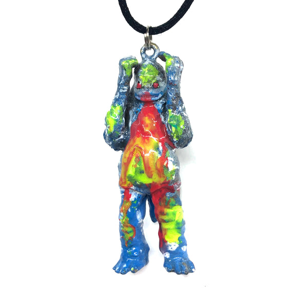 M1 Acid Vomit Custom AEQEA Kaiju Pendant Acro KRS35 Ultra Q Mini Vinyl Figure Ultraman Necklace