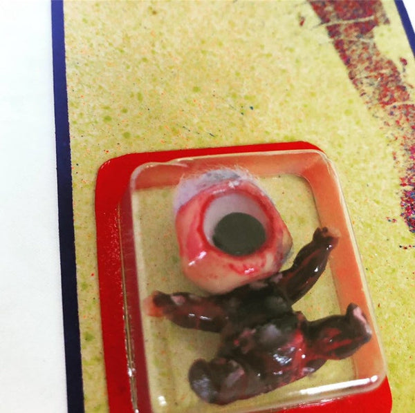 AEQEA FAKE Haiku Kaiju Bootleg Kewpie LoL Mashup Custom Carded Mini Art Toy