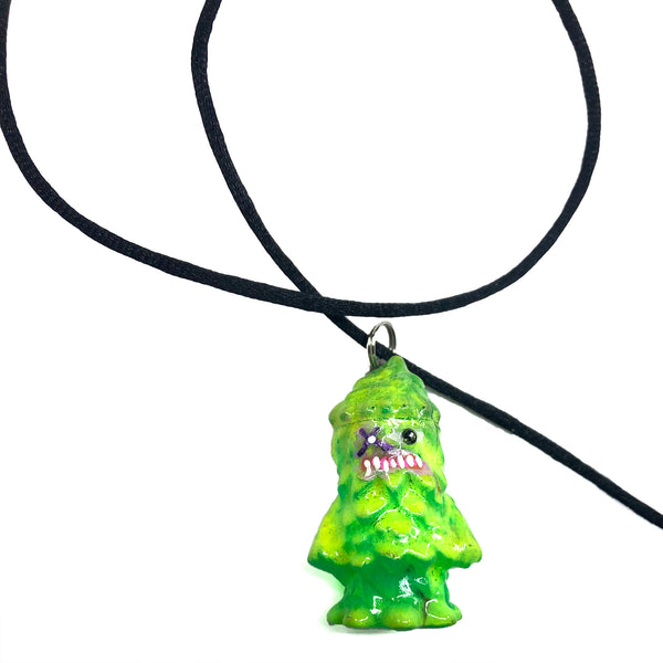 Acid Melt Custom Gargamel Conifas Sofubi Pendant Nazo-Gacha Micro Figure w/ GID by AEQEA