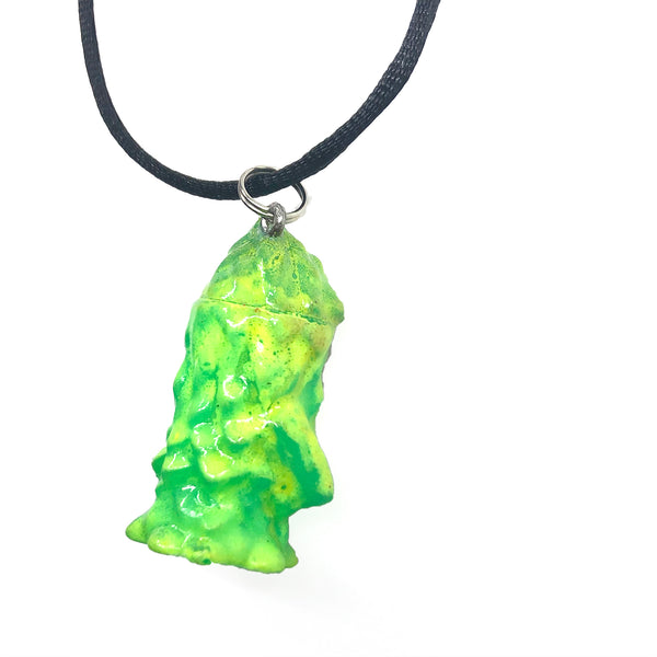 Acid Melt Custom Gargamel Conifas Sofubi Pendant Nazo-Gacha Micro Figure w/ GID by AEQEA