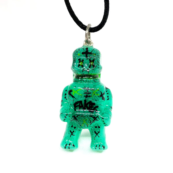 Acidman Sofubi Pendant AEQEA Customized Gargamel Cycloman Micro Figure