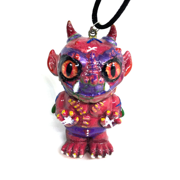 AEQEA Custom Mini Miscreant Jawrr Miscreation Toys Sofubi Kaijawrr Pendant Kaijuwelry Necklace