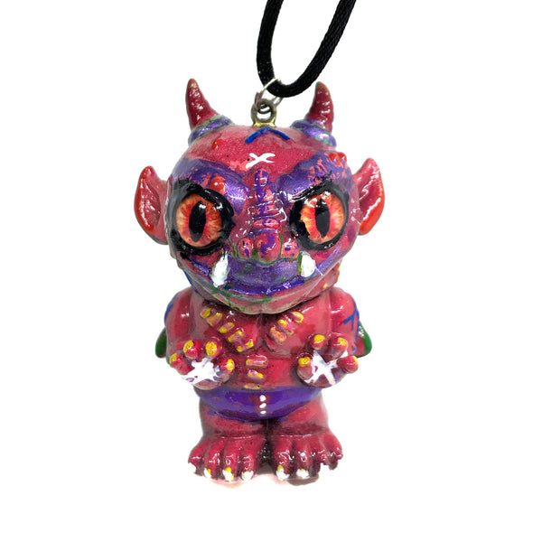 AEQEA Custom Mini Miscreant Jawrr Miscreation Toys Sofubi Kaijawrr Pendant Kaijuwelry Necklace