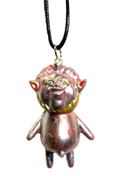 Puny Wiener Big Dreamer VAG AEQEA customized mashup pendant DreamRocket x ETO art toy necklace