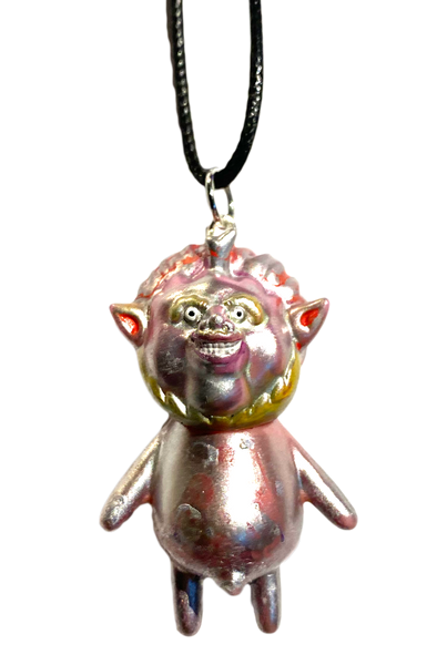 Puny Wiener Big Dreamer VAG AEQEA customized mashup pendant DreamRocket x ETO art toy necklace