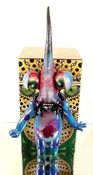 Grody Shogun x Dskione Alien Speyes Sofubi Custom Soft Vinyl Figure Kaiju Sofvi Japan