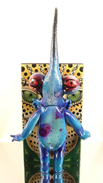 Grody Shogun x Dskione Alien Speyes Sofubi Custom Soft Vinyl Figure Kaiju Sofvi Japan