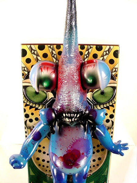 Grody Shogun x Dskione Alien Speyes Sofubi Custom Soft Vinyl Figure Kaiju Sofvi Japan