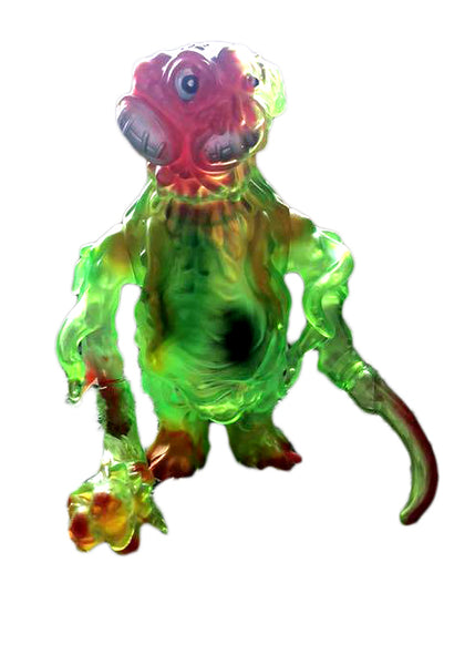 BLObPUS The Last Kaiju Toxic Hawaiian Clear Green Super Fest Original Japanese Soft Vinyl Designer Toy Super Fest Munyene Madeli Release