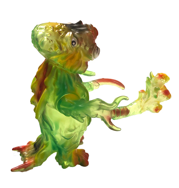 BLObPUS The Last Kaiju Toxic Hawaiian Clear Green Super Fest Original Japanese Soft Vinyl Designer Toy Super Fest Munyene Madeli Release