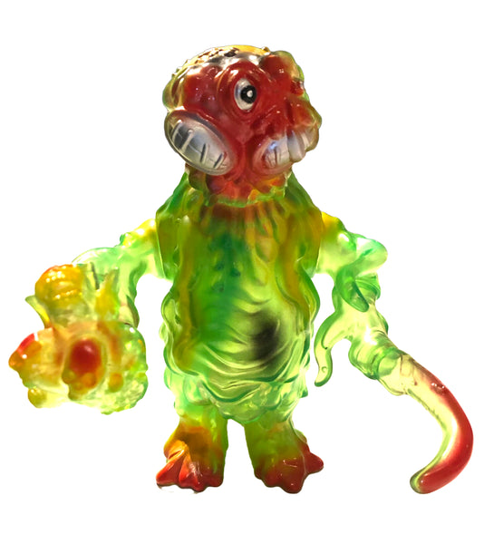 BLObPUS The Last Kaiju Toxic Hawaiian Clear Green Super Fest Original Japanese Soft Vinyl Designer Toy Super Fest Munyene Madeli Release