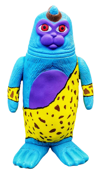 Sealmon Sofubi Blue Goblin Soft Vinyl Designer Art Toy by Montoz Studio Korea