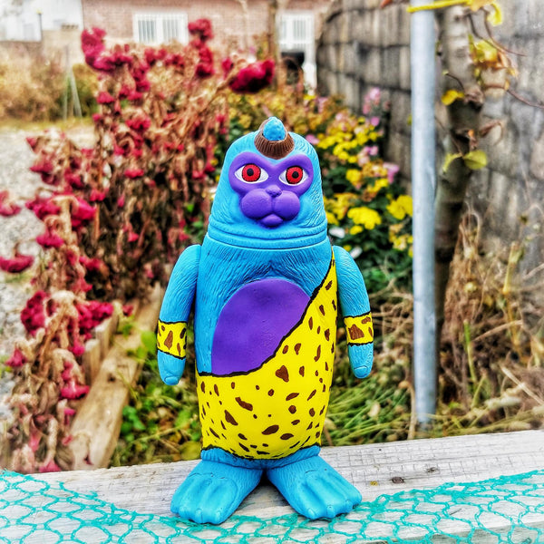 Sealmon Sofubi Blue Goblin Soft Vinyl Designer Art Toy by Montoz Studio Korea