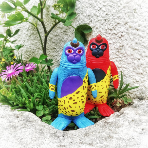 Sealmon Sofubi Blue Goblin Soft Vinyl Designer Art Toy by Montoz Studio Korea