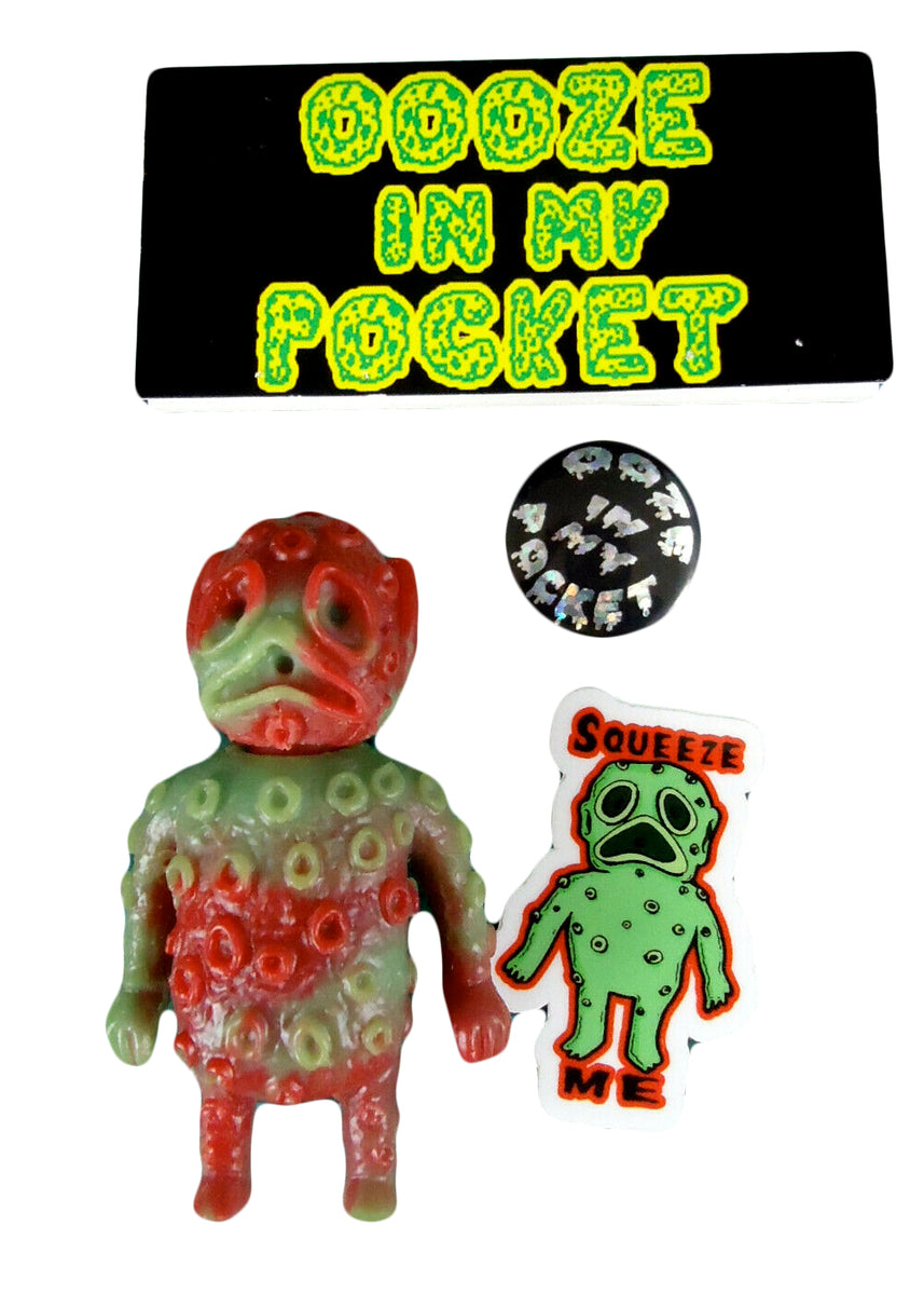 toyページ Blurble One Ooze-It Ooze In My Pocket Keshi Art Toy Green