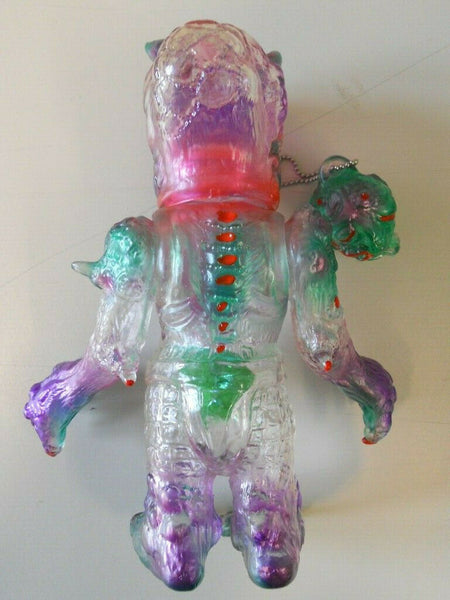 Bukimi Blasters Evil Demon Sofubi Clear Soft Vinyl Kaiju Custom Purple Pink Green Painted Shigeo Endo Designer Toy Figure