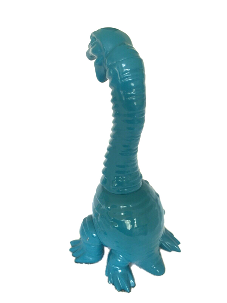 Cojica Toys Necklong Sofubi Dino Kaiju Unpainted Blank Turquoise Sofvi