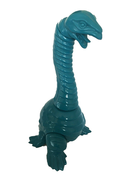 Cojica Toys Necklong Sofubi Dino Kaiju Unpainted Blank Turquoise Sofvi