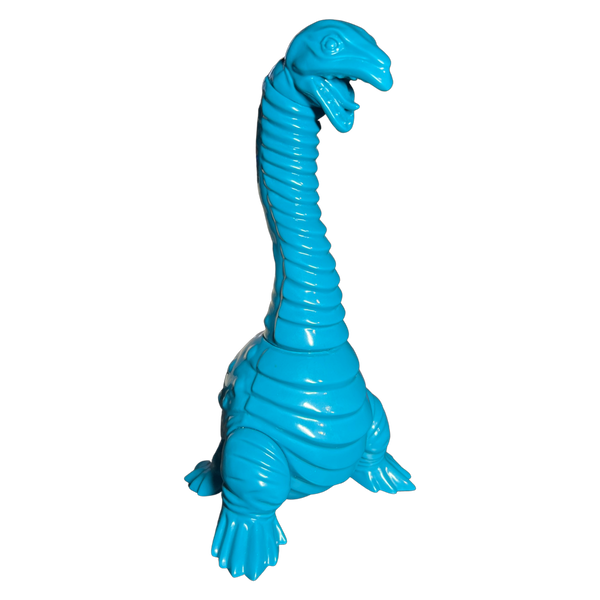 Cojica Toys Necklong Sofubi Dino Kaiju Unpainted Blank Turquoise Sofvi