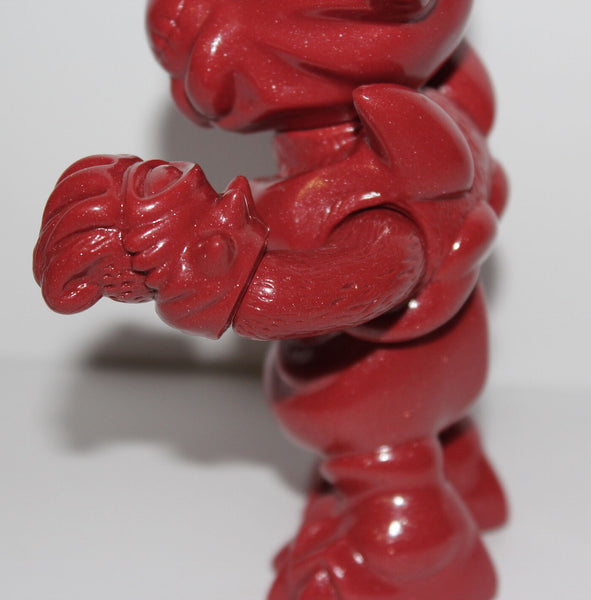 Cronic Bakurasu Sofubi Kaiju Soft Vinyl Designer Toy Red Unpainted Blank Figure