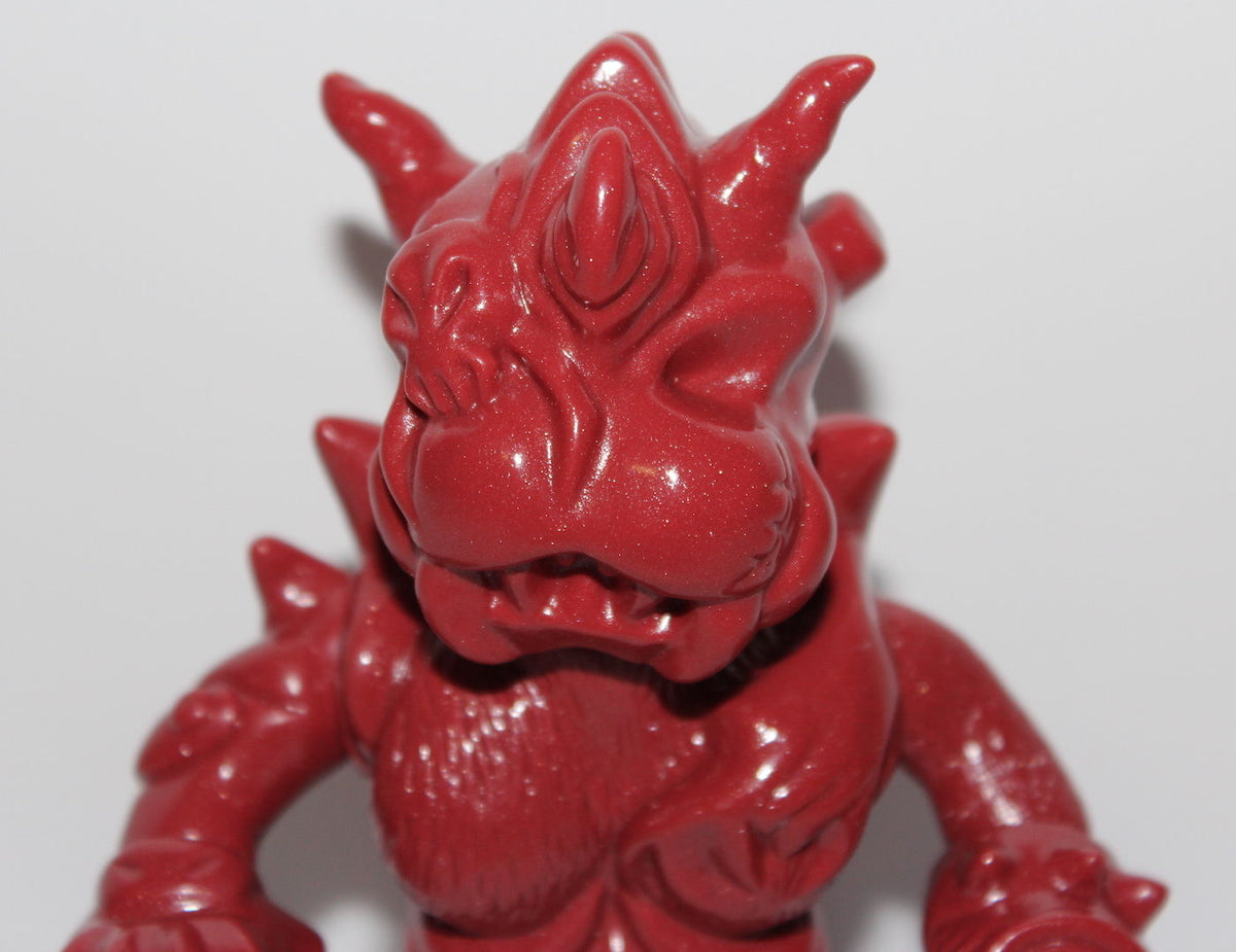 Cronic Bakurasu Sofubi Kaiju Soft Vinyl Designer Toy Red Unpainted Blank  Figure