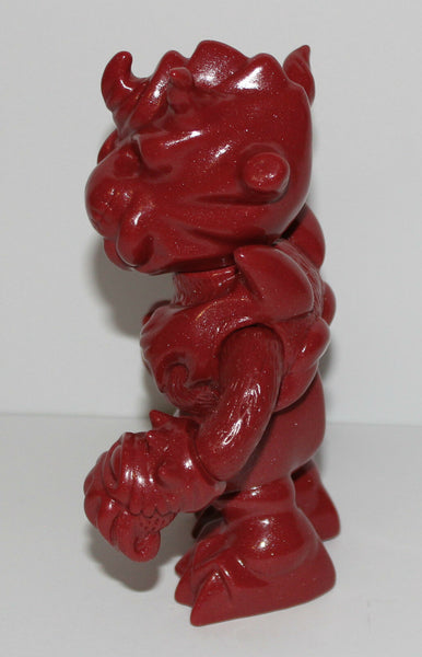 Cronic Bakurasu Sofubi Kaiju Soft Vinyl Designer Toy Red Unpainted Blank Figure