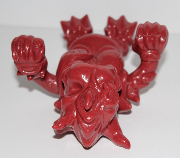 Cronic Bakurasu Sofubi Kaiju Soft Vinyl Designer Toy Red Unpainted Blank Figure